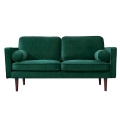 Home Furniture Modern Leisure Liivng Room Couch Set  Fabric Velvet Upholstery 2 Seater Sofa On Sale